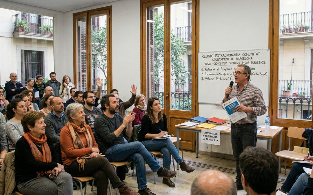 L’Ajuntament de Barcelona subvenciona la prohibició dels pisos turístics per aquest 2026: Guia completa per a comunitats