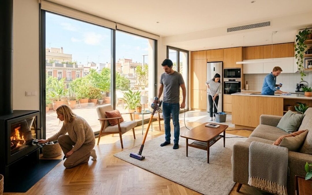 ¿Cómo compartir gastos y limpieza en un piso de alquiler?